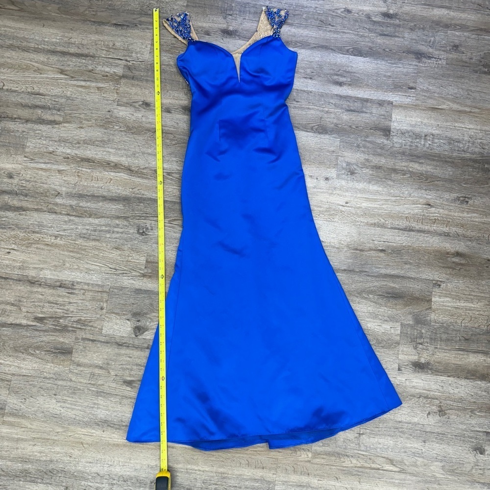 Sherri Hill Elegant Royal Blue Evening Dress